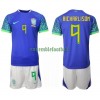 Maillot de Supporter Brésil Richarlison 9 Extérieur Coupe du Monde 2022 Pour Enfant